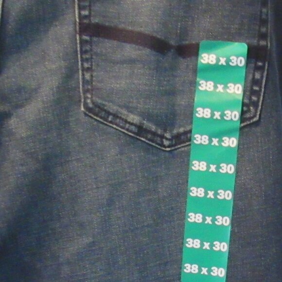 Buffalo Jeans Jack Slim Straight Stretch Dark Blue Size 38x30 NWT F361 - Picture 6 of 7